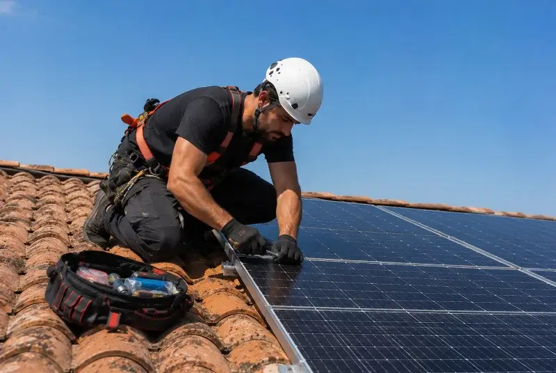 Maintenance et monitoring de panneaux solaires à Brégnier-Cordon
